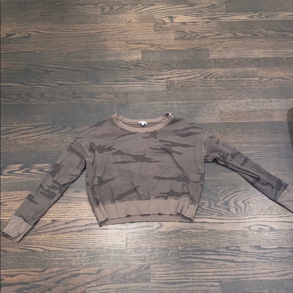 Splendid Ribbed Cropped Long Sleeve - Picture 2 of 4